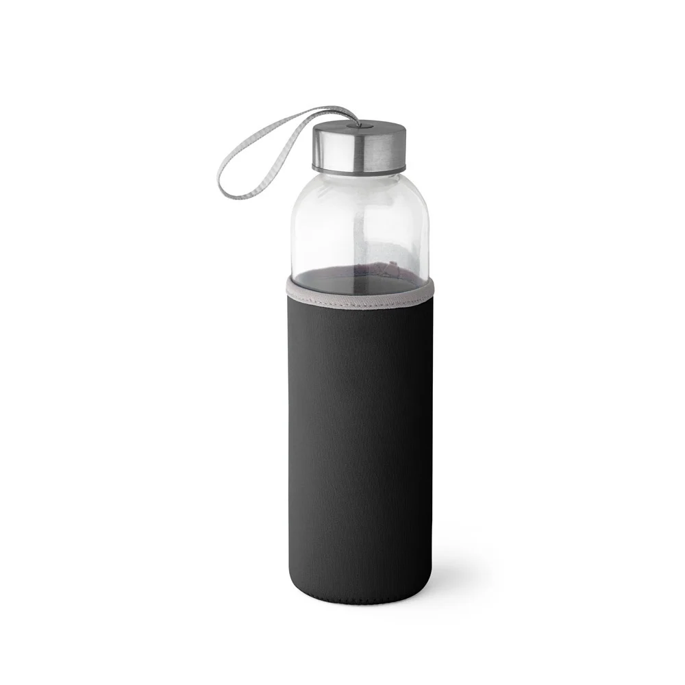 RAISE. Sportflaska av glas och rostfritt stål 520 mL