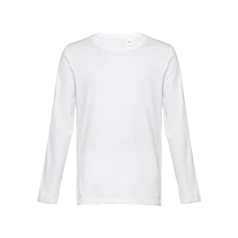 THC BUCHAREST WH. Långärmad T-shirt i bomull för män