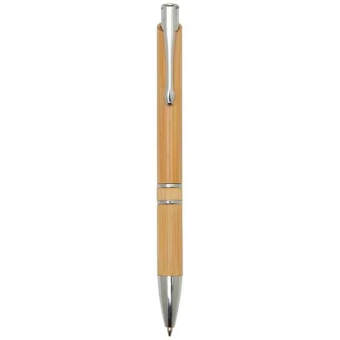 Wicker bamboo ballpoint pen (black ink)