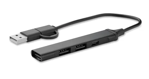 USB 4 portin keskitin 19 cm