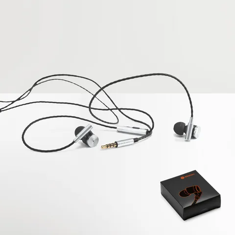 VIBRATION. Metalli- ja ABS-kuulokkeet mikrofonilla