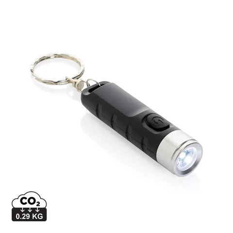 Globix RCS LED-võtmehoidja taaskasutatud plastist, USB-laetav