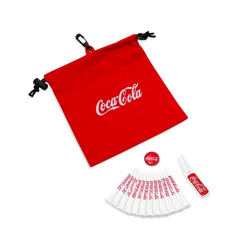 Golfpresentpåsar i polyester med dragkedja eller dragsko