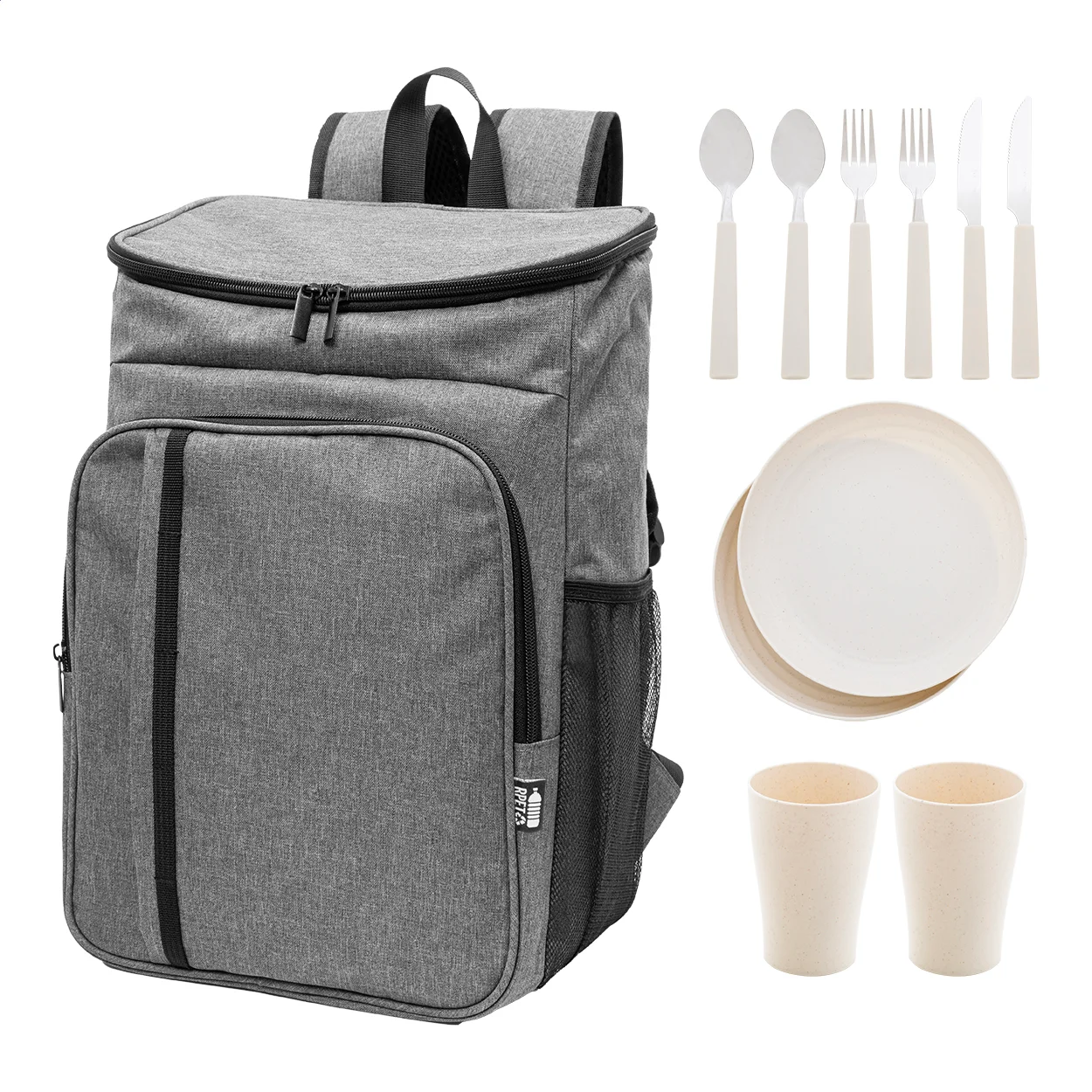 Kylryggsäck för picknick i RPET Duonic