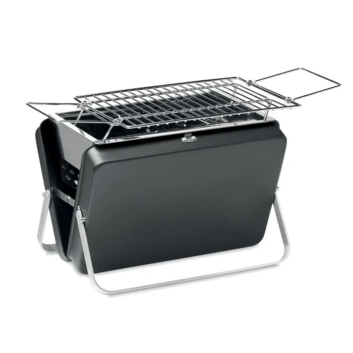 Bärbar kolgrill med stativ