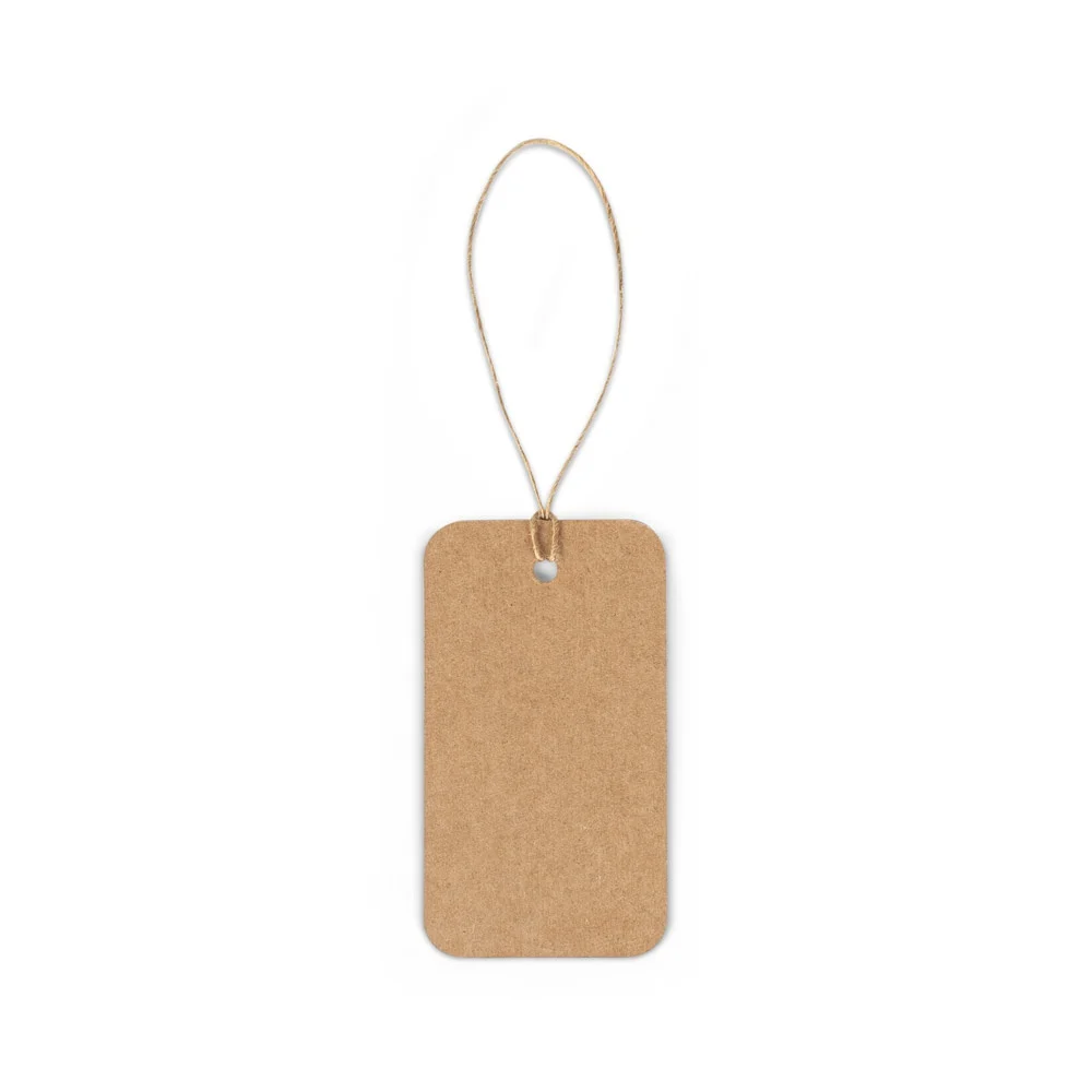 LABEL RECTANGULAR. Rektangulär etikett i 100% återvunnet papper