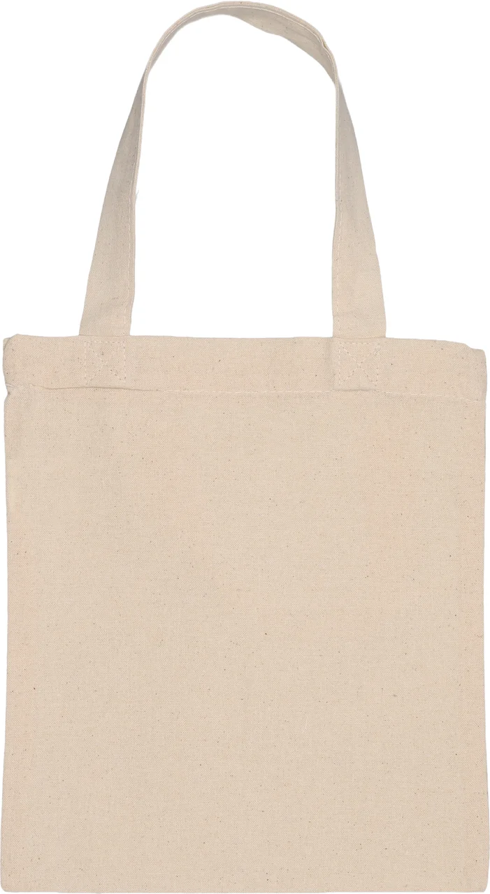 Small cotton bag with short handles 140 g/m² BORDELUM