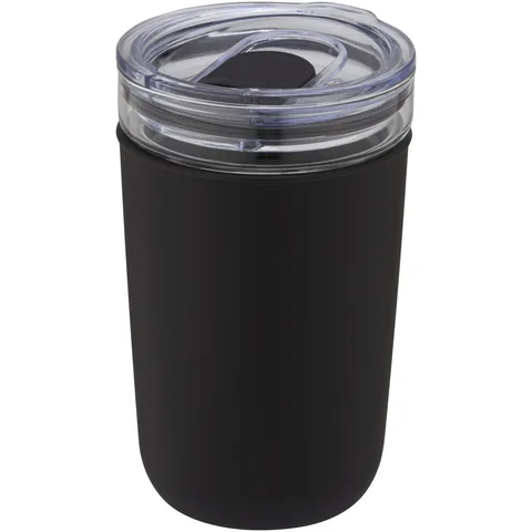 420 ml klaasist termostops taaskasutatud plastikust ümbrisega Bello