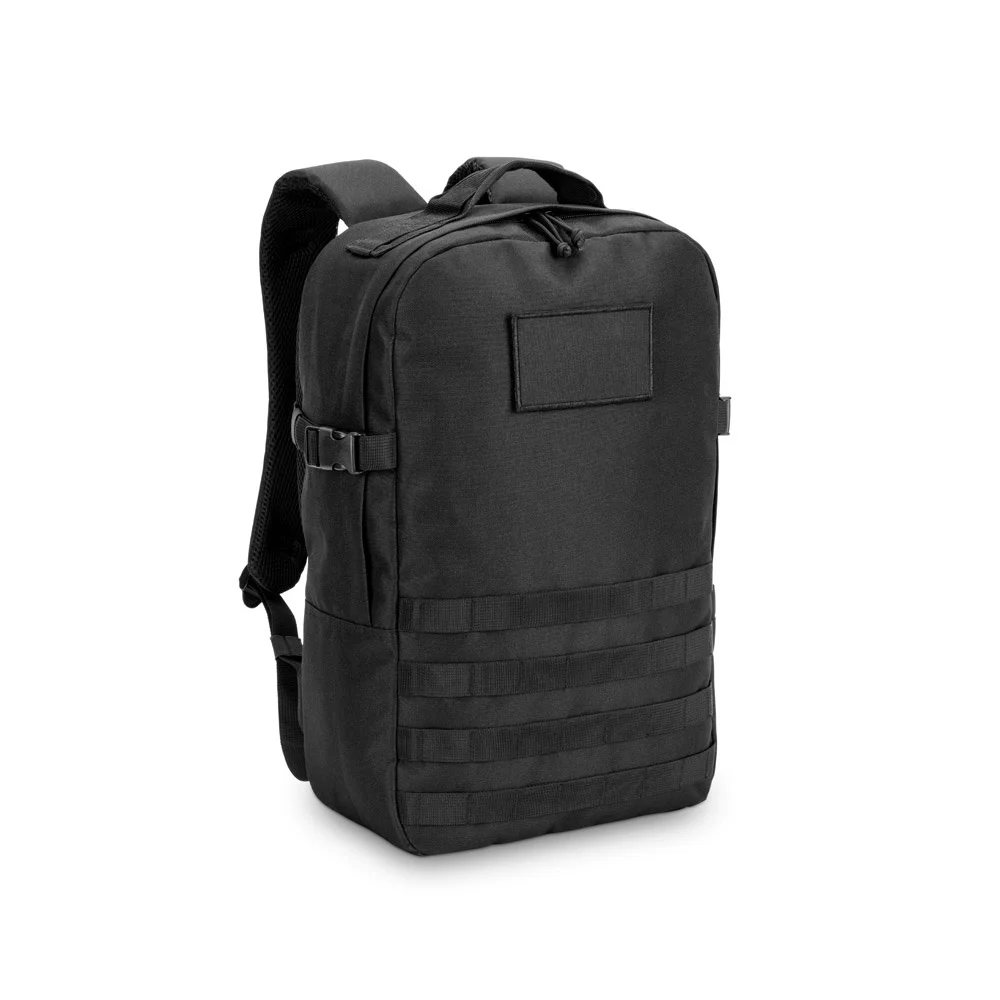 EDINBURGH BPACK. Ryggsäck i militärstil i 600D, återvunnen polyester med hög densitet och foder i 210D återvunnen polyester 17.3'