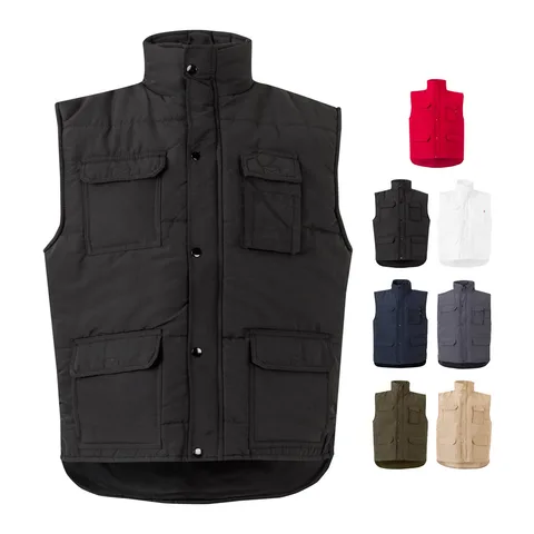 VL MEFITIS. Vadderad väst med flera fickor (220g/m²), i polyester (100%)