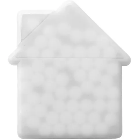 Box mit Pfefferminzbonbons "Haus"