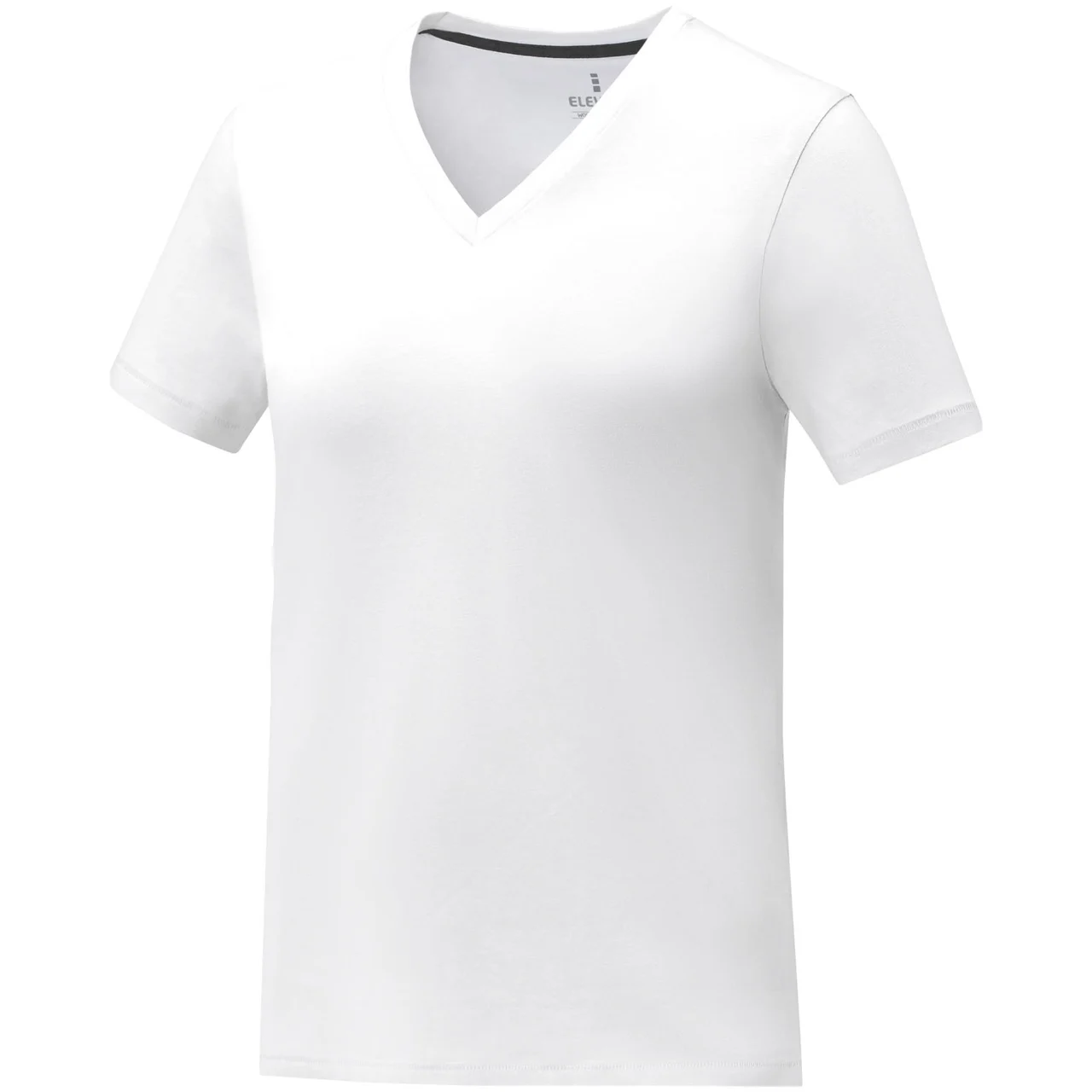 Somoto kortärmad V-ringad t-shirt till dam