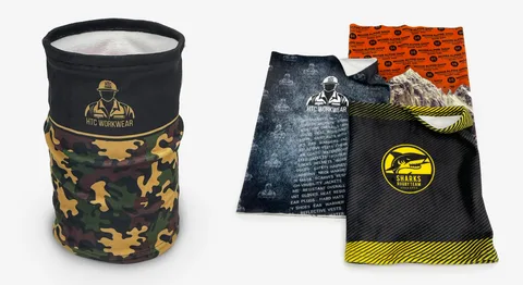 Fleece-Schlauchschal aus recyceltem Material, hergestellt in Italien