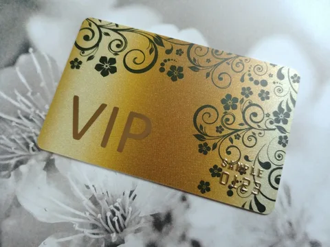 Exklusive Plastik-VIP-Karten