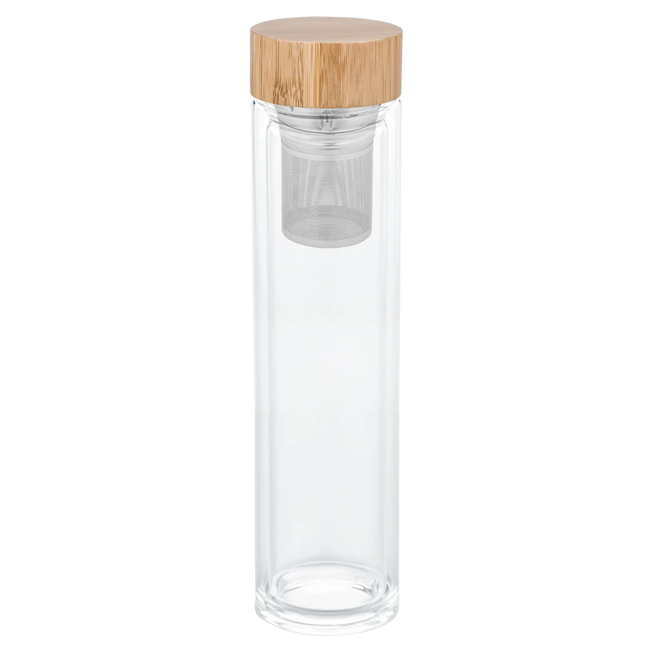 Glass bottle with tea strainer 450 ml