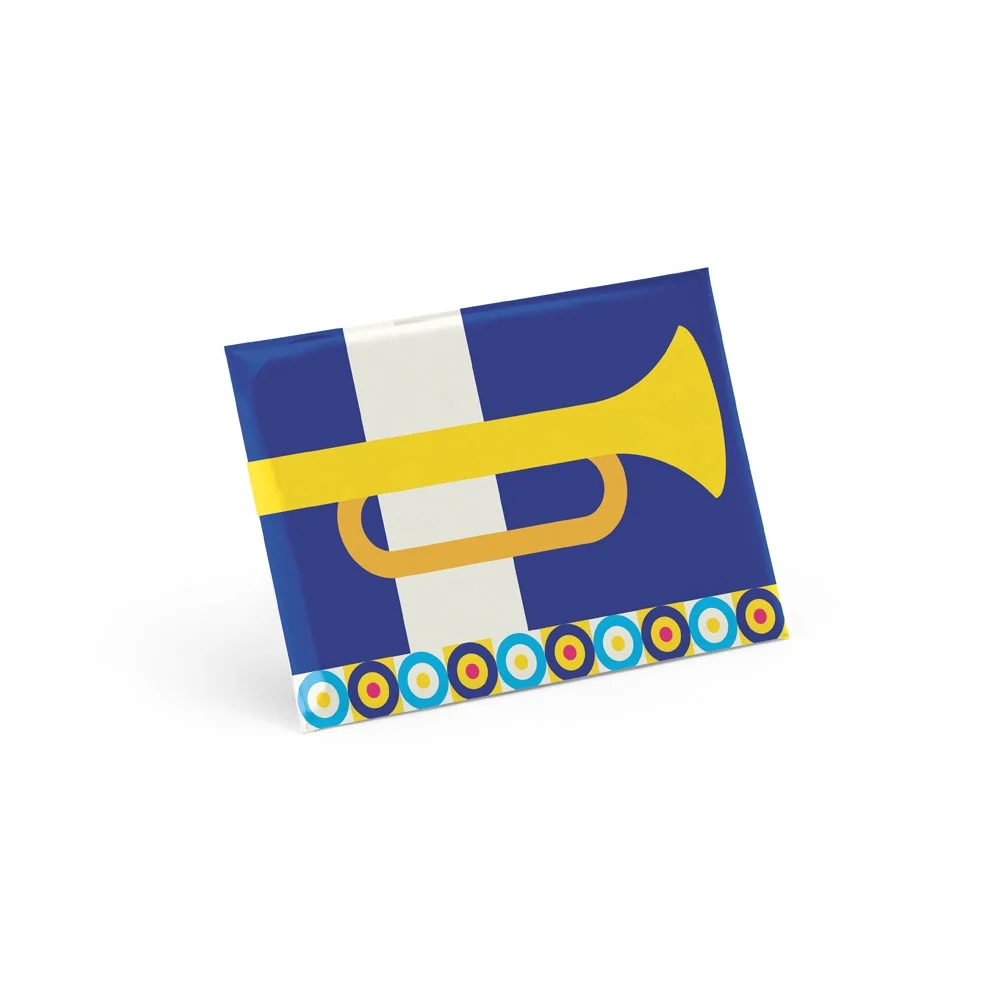 Button PIN 14. Horisontaalne ristkülikukujuline rinnamärk