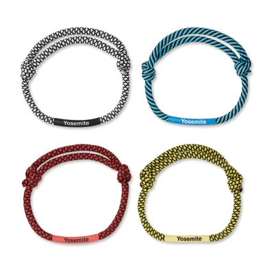 Verstellbares Kordelarmband