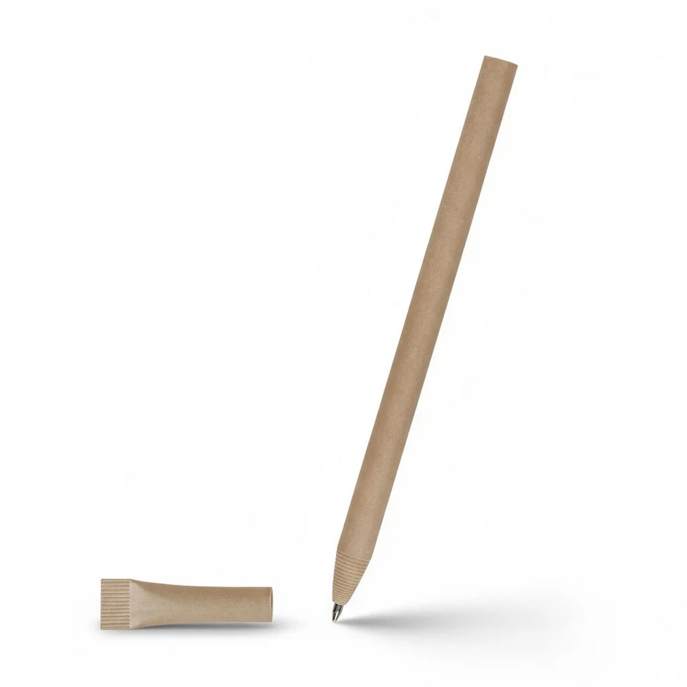 Kulspetspenna av rullat papper med huv Brittany