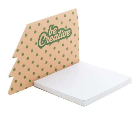 CreaStick Xmas Eco självhäftande notisblock, julgran