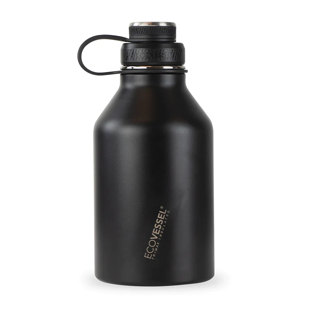 BOSS trippelisolerad growlerflaska i rostfritt stål med insats 1.9 L