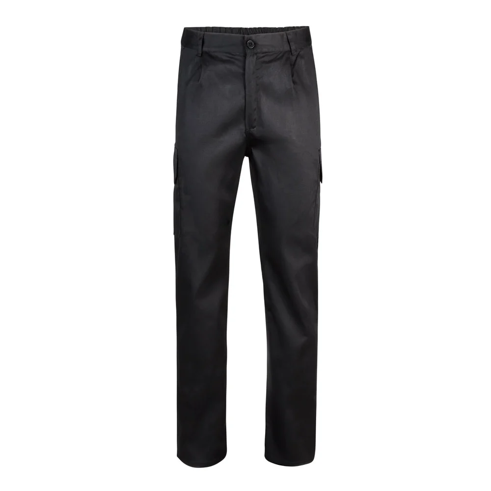 VL MABON. Twillbyxor med flera fickor (200g/m²), i bomull (35%) och polyester (65%)