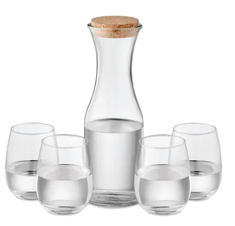 Dryckesset i återvunnet glas