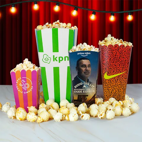 Popcornbägare i kartong