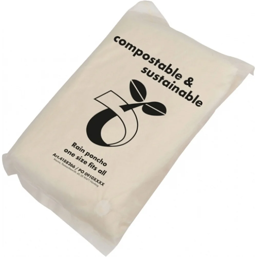 Biologiskt nedbrytbar regnponcho FLEURUS