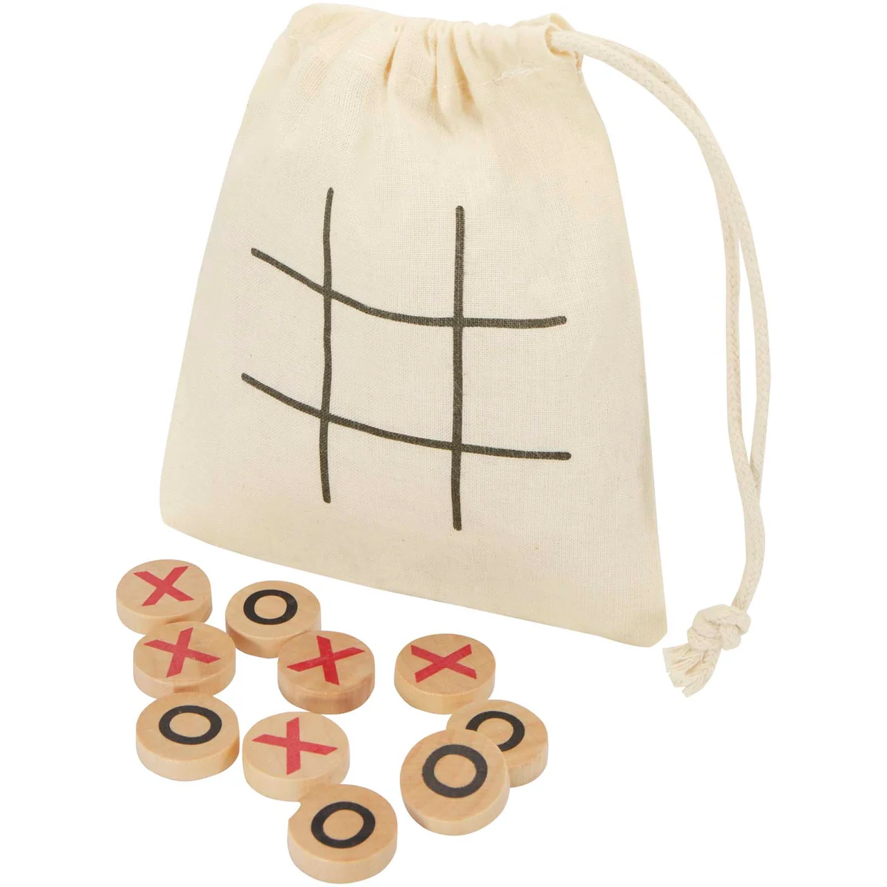 Whorl tic-tac-toe-spel av trä