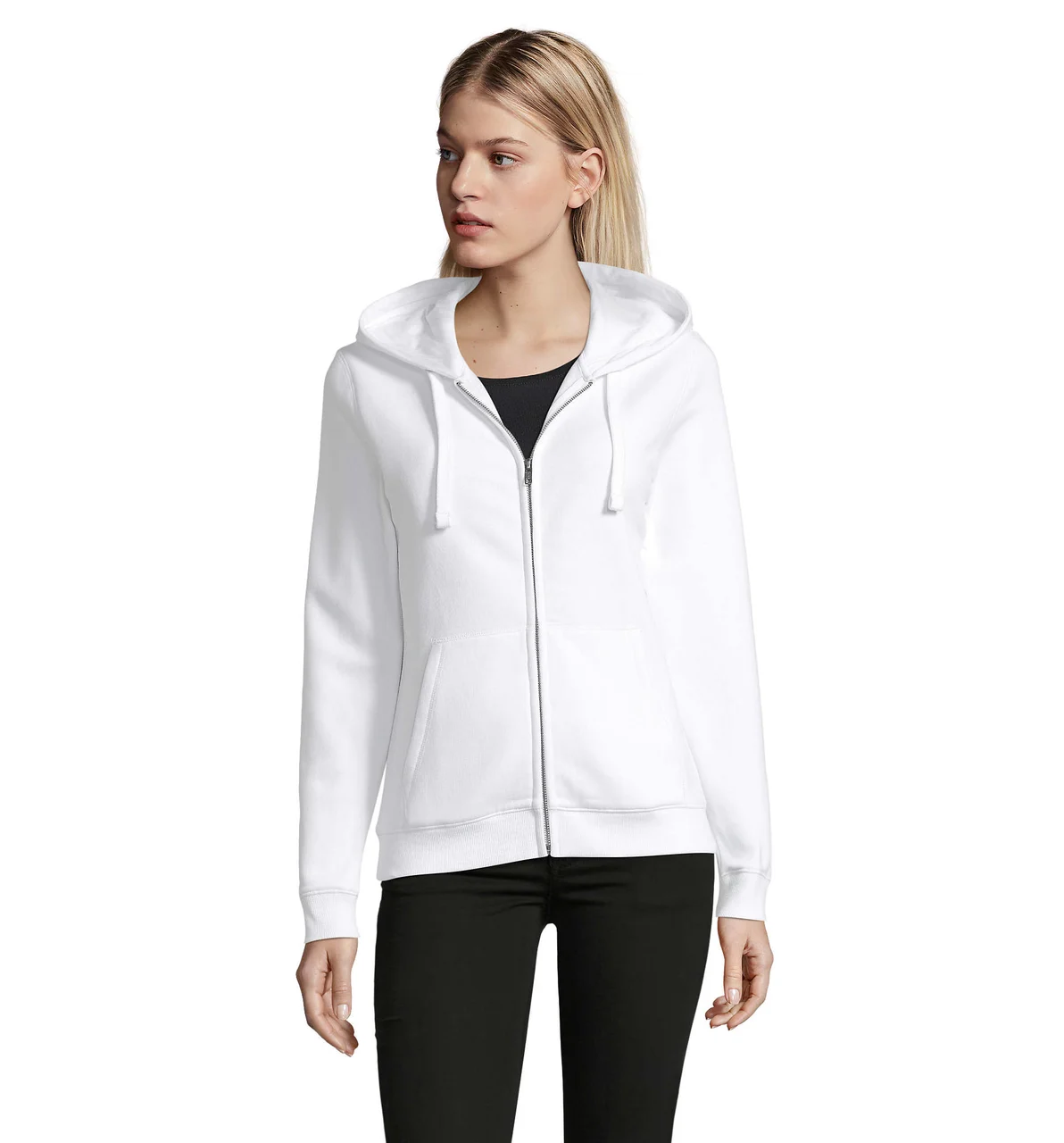 SPIKE DAM ZIP HOOD SWEAT
