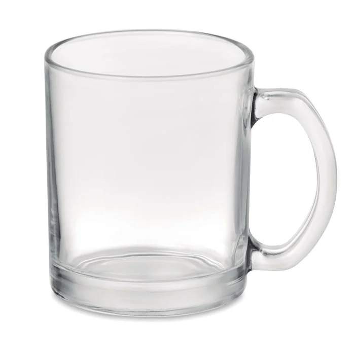Glasmugg klar, sublimering