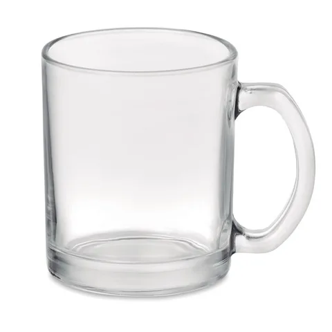 Glasmugg klar, sublimering