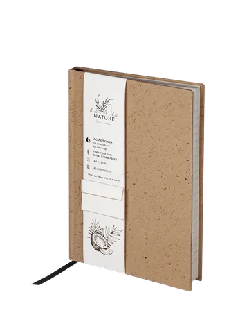 A5 Notebook Made from Coconut Husks