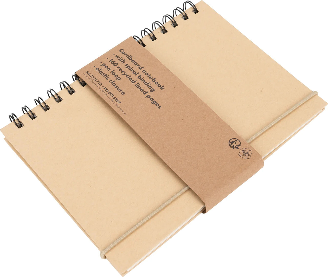 A5 lined notebook made of recycled paper SILKEBORG