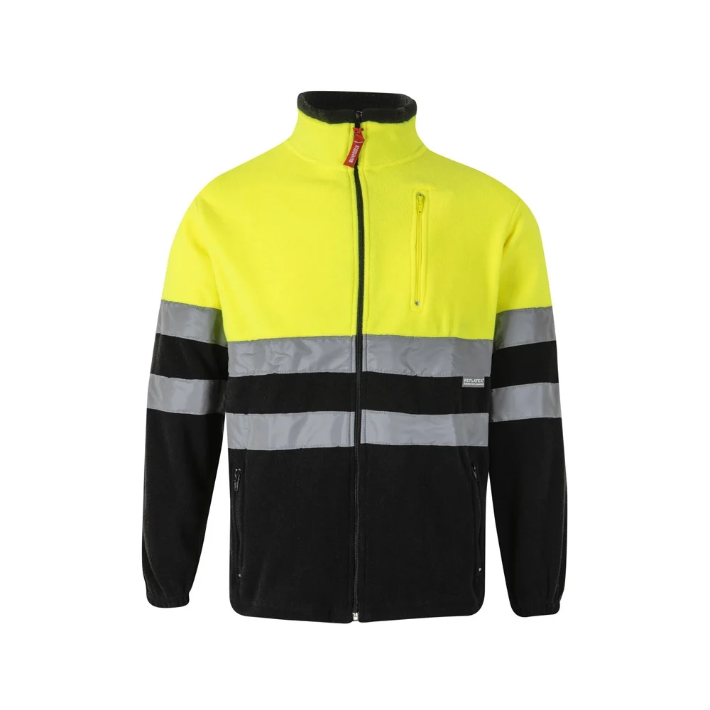 VL EROS LARGE. Tvåfärgad fleecejacka (280g/m²), i polyester (100%)