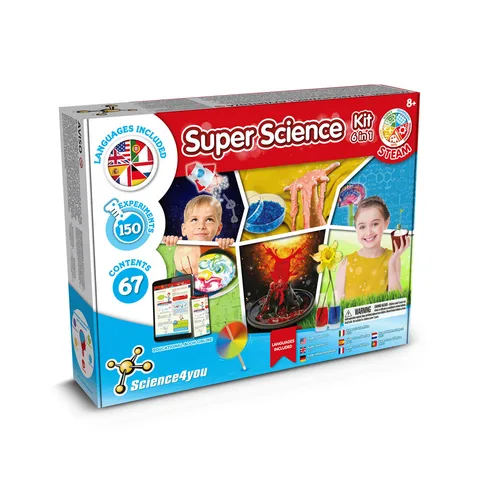 6 in 1 Super Science Kit I. Pedagogiskt spel för barn