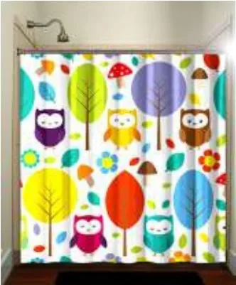 Custom shower curtains