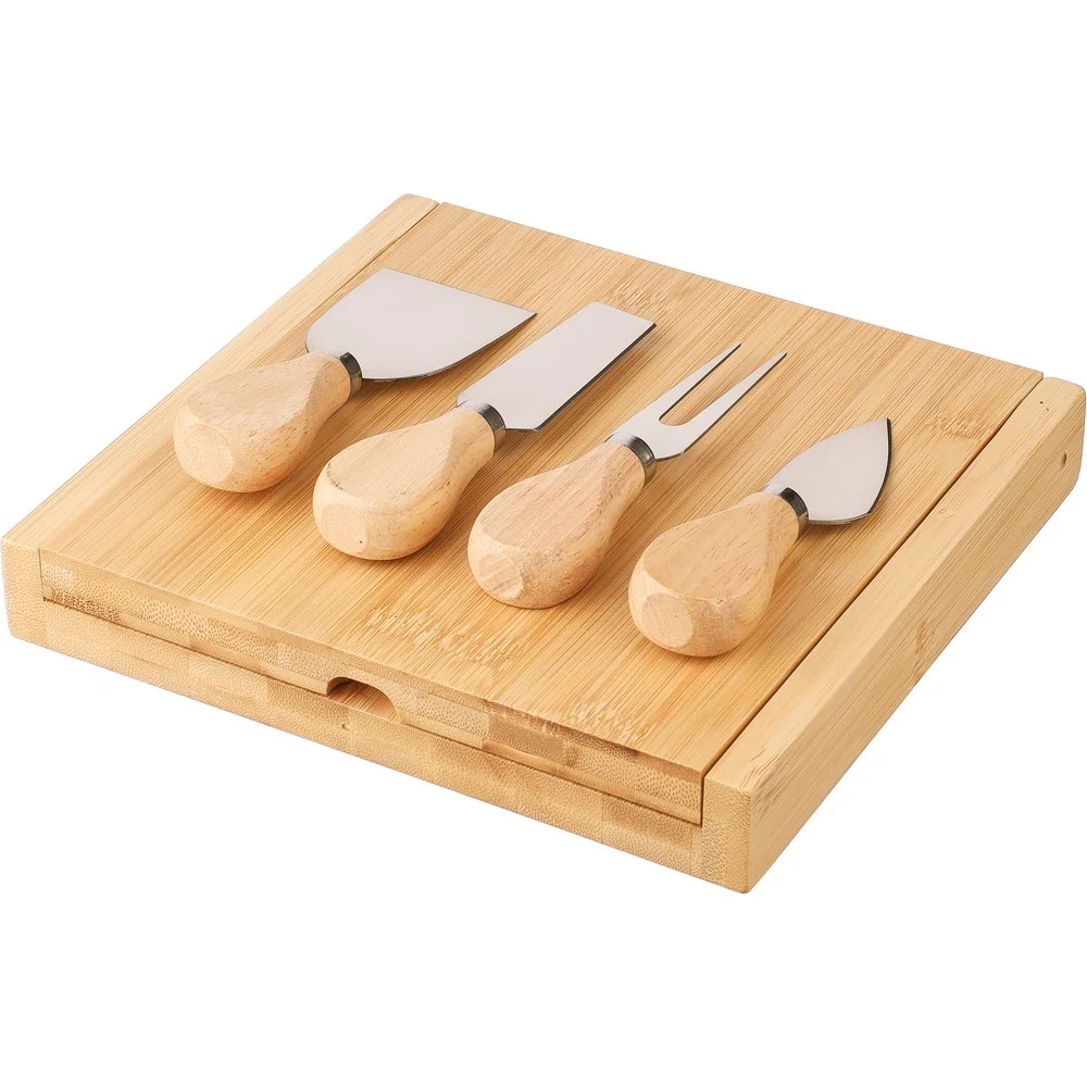 Käse-Set aus Bambus