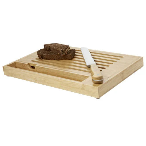 Pao skärbräda i bambu med kniv