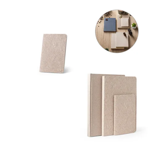 TEAPAD SOFT. A6 anteckningsblock med flexibelt omslag tillverkat av tebladavfall (65%)