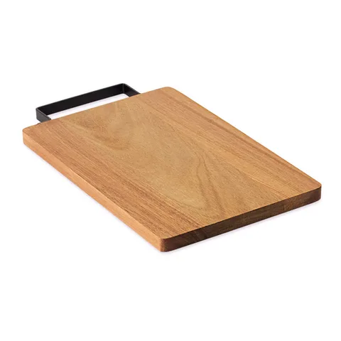 Acacia board with steel handle