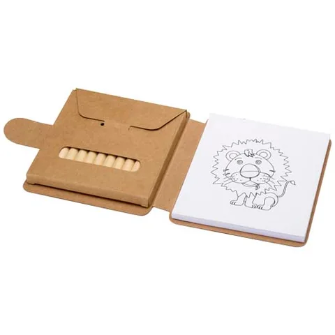 Chroma drawing notepad and pencils set
