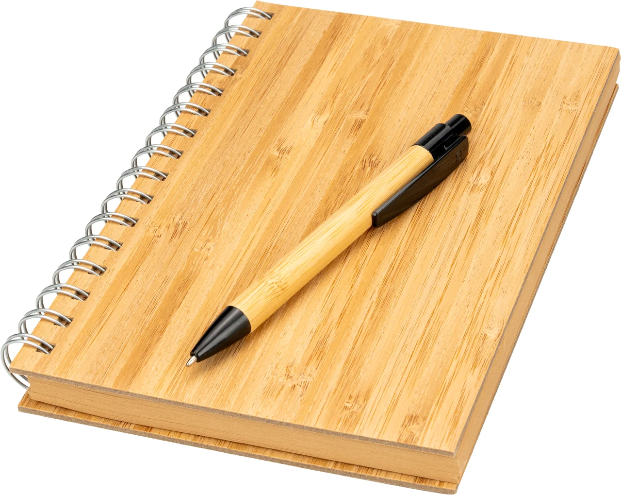 A5 lined notebook made of recycled paper with pen PISA