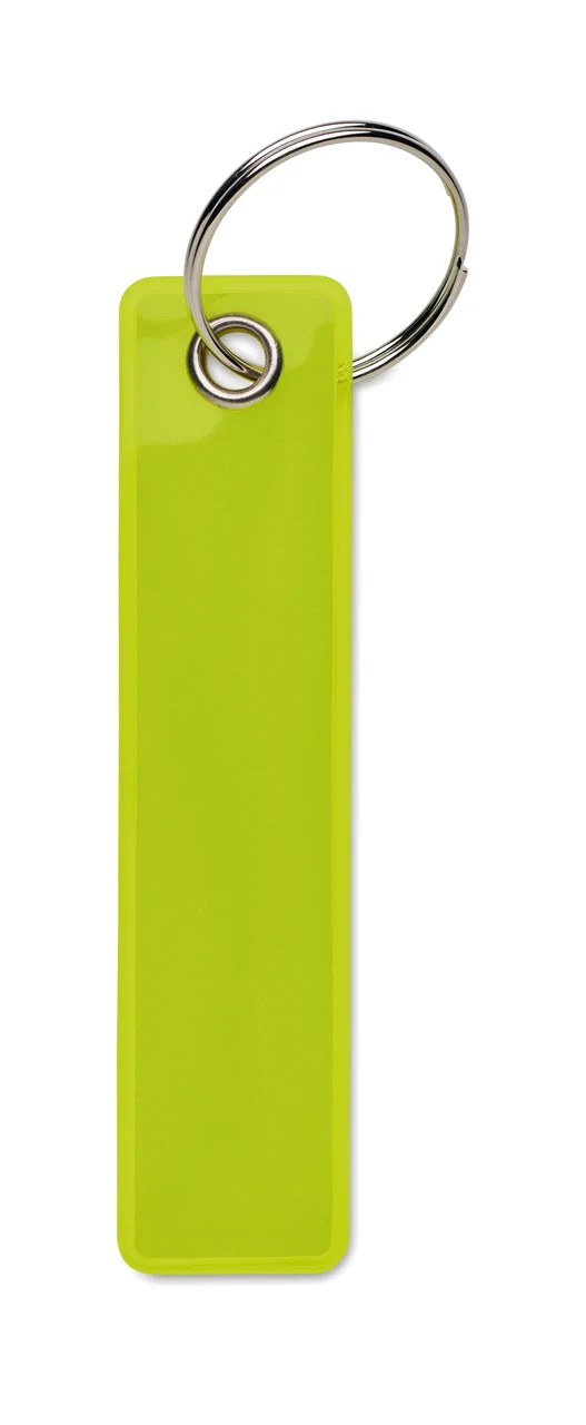 Reflective key ring in PVC