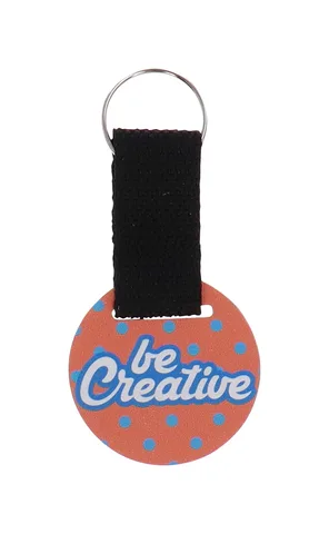 Woody Strap custom keyring, round