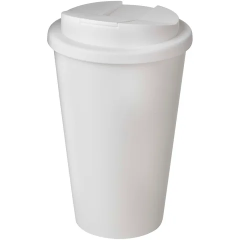 Americano® POP 350 ml eristetty muki, jossa on läikkymissuojattu kansi