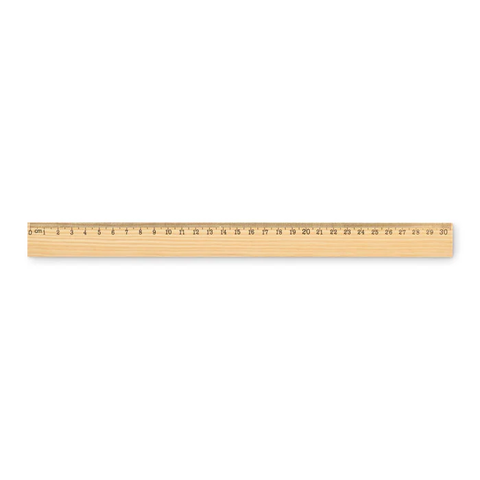 Wooden ruler 30cm