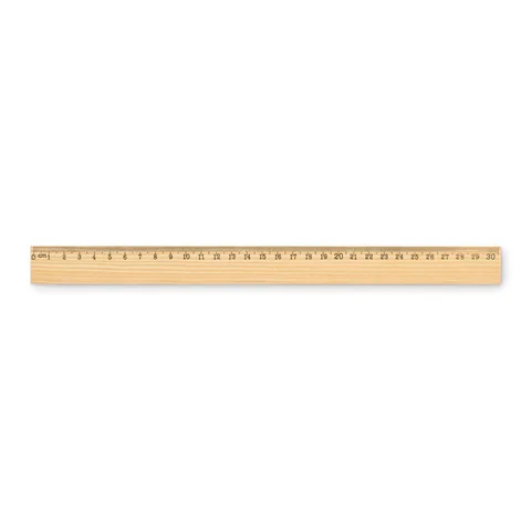 Wooden ruler 30cm