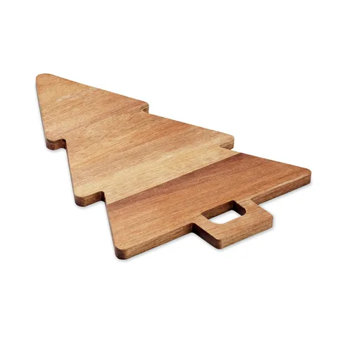 Acacia serving board Xmas tree