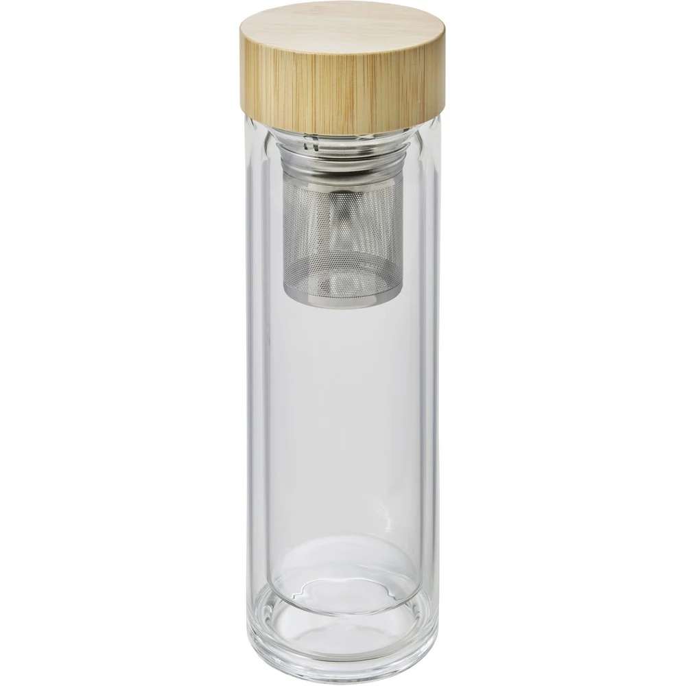 Glastermos 420 ml med sil